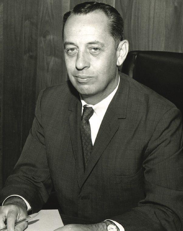 Black and White image of Cook's Pest Control founder John Sr.